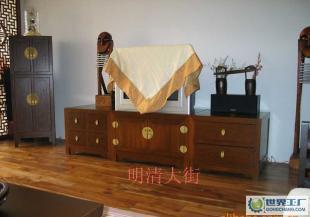 明清大街--中式、古典、榆木、明清家具翹頭電視柜_家居家具_世界工廠網中國產品信息庫