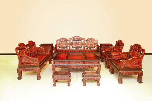 大紅酸枝 君臨天下沙發(fā)10件套