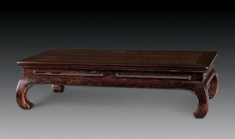 明清古典家具 紫檀長方形座擺件